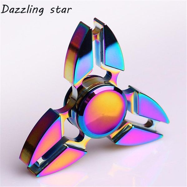 

tri fidget hand spinner luminous metal finger focus toy adhd autism kids fidget spinner gyro fidget spinner spinning ds159 h bbyfdw