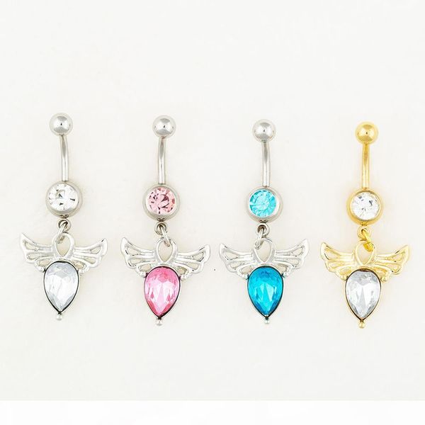 

d0549 ( 3 colors ) mix colors styl belly ring style newly nice style rings body piercing jewelry dangle accessories fashion charm 10pcs, Silver