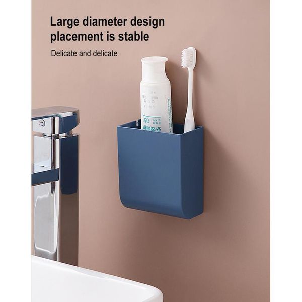 

wall-mounted paste remote control trash bag storage box desk mobile phone charging rack bathroom cosmetics f bbyzgy