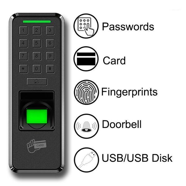 

fingerprint access control biometric door lock usb device time clock entry exit recorder employee digital machine safe home1