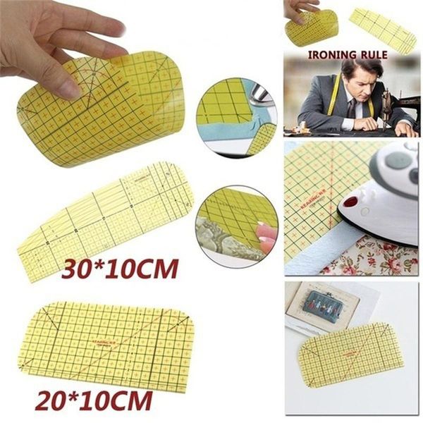 

sewing notions & tools ironing ruler fabric measuring tool tailor craft diy supplies crimping clip accessories, Black