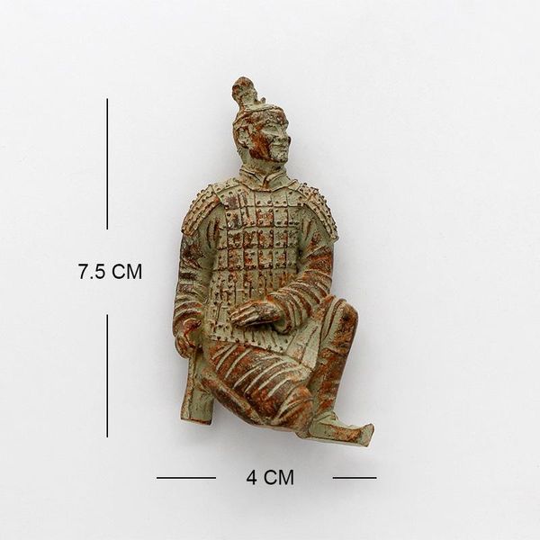 

terracotta warriors qin dynasty ancient china souvenirs 3d fridge magnet hufu souvenir collection xi'an shaanxi collection gift wmtbol