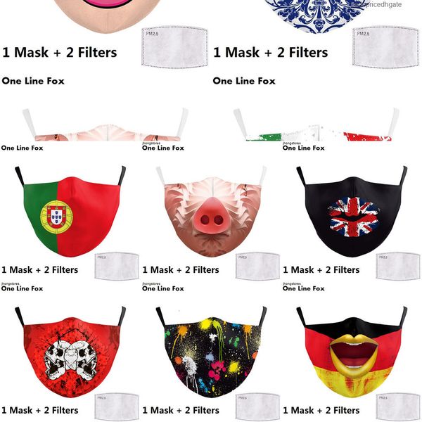 

factory0n3zmask flag keep print forza italy fighting spain face masks fabric protective pm2.5 r jjkd