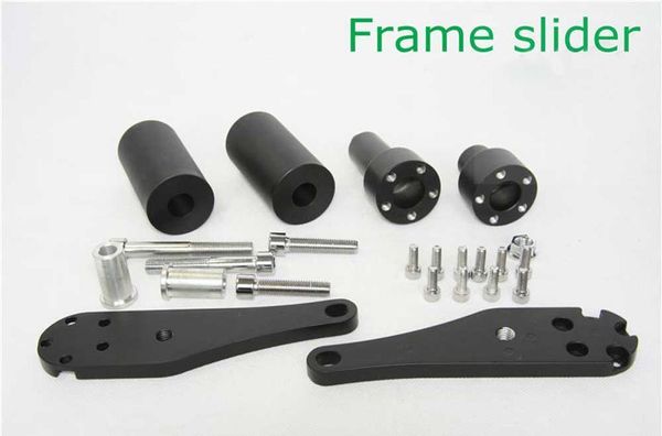 

for 2006 2007 ninja zx 10r zx-10r zx10r 06 07 motorcycle bike no cut frame slider crash protector black / carbon1