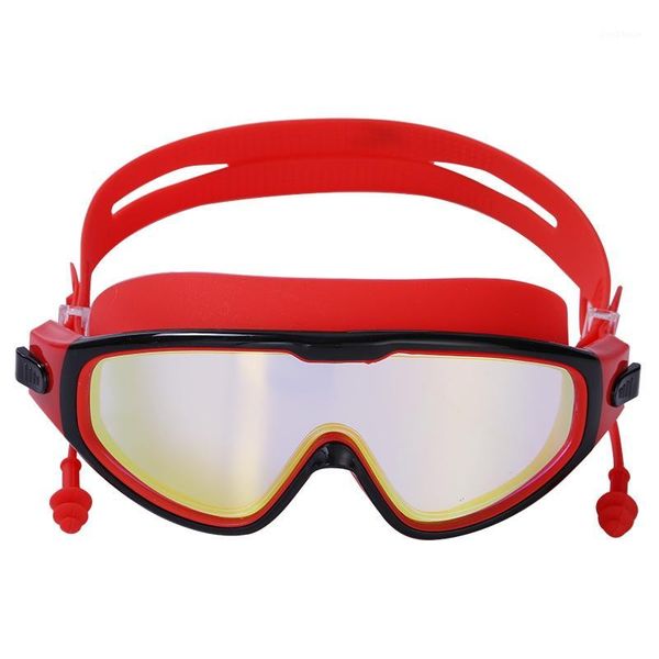 

professional fashion swim eyewear adults swimming goggles waterproof swim glasses anti fog uv protection flat mirror glasses1