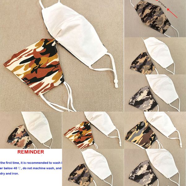 

new outdoor cotton print mask washable protective for both men and women breathable dustproof sunscreen masks (can not i o7rtr, Black