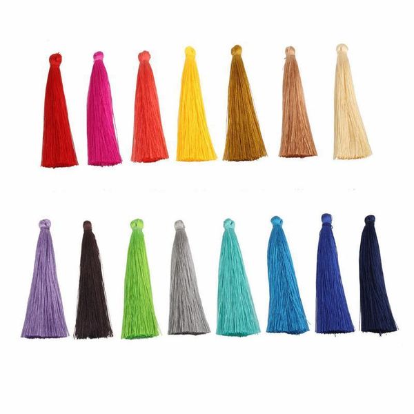 

20pcs 9cm colorful polyester tassel diy pendant curtain garment home textile making fringe trim craft tassels sewing accessories h qylzqp