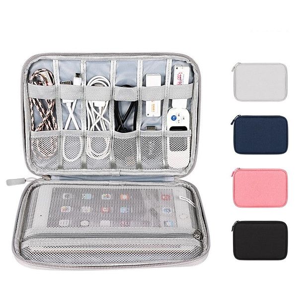 

travel accessory electronic portable cable digital bags organizer usb gadgets zipper cosmetic bag case accessories item