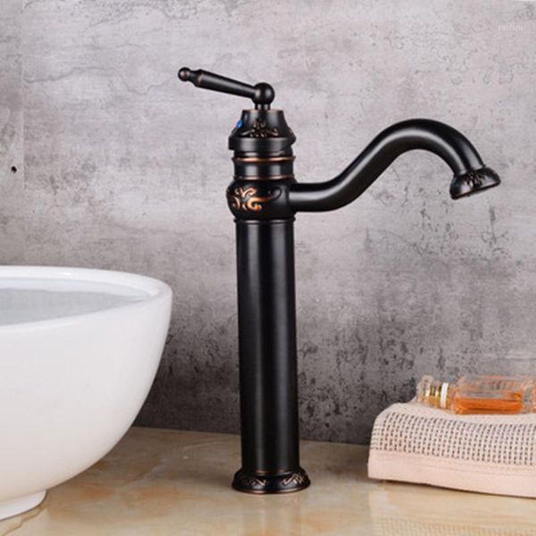 

full copper retro black baking paint full copper bathroom bathroom platform base pot cold and water tank black face pot fauc1