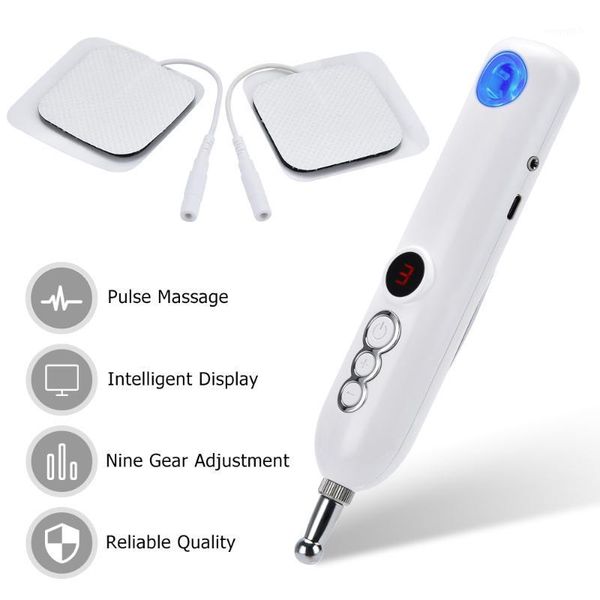 

electronic acupuncture pen electric meridians laser therapy heal massage pen meridian energy relief pain tools1