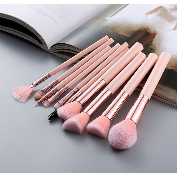 

fld kabuki makeup brushes set professional eye shadow eyelash eyebrow blending concealer cosmetics brush brochas de maquillaje f wmtwji