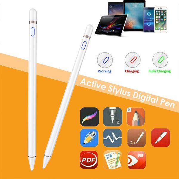

active stylus capacitive touch screen pen for samsung xiaomi huawei tablet phones android universal pencil for drawing