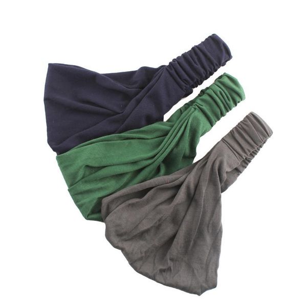 

new women wide sport yoga headband stretch hairband solid elastic hair band running turban head wrap scarf hair acc qyllfi