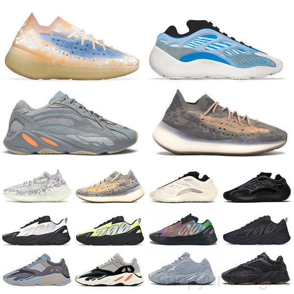 

runner 700 v2 kanye west mnvn orange triple black reflective casual shoes solid grey mauve carbon blue inertia women men trainers nj6f
