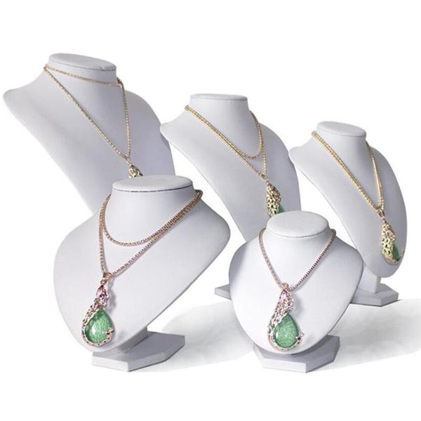 

portrait necklace display stand holder jewellry mannequin bust for necklace pendant window display 36cm~15cm heigh, Pink;blue