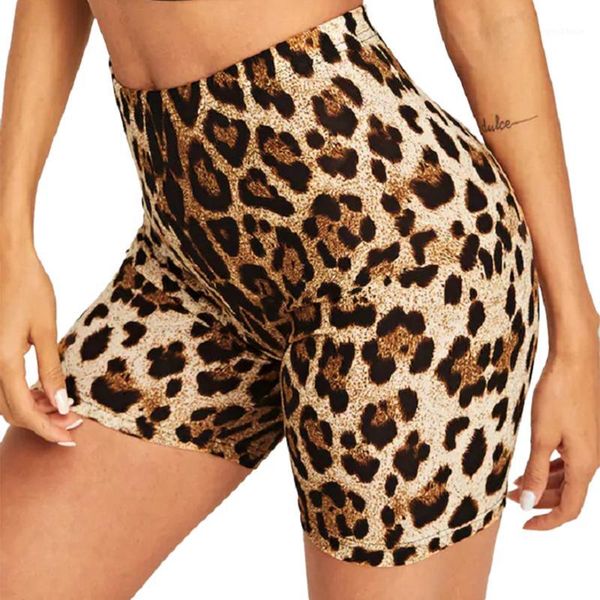 

yoga outfits women's tight leggings fashion casual leopard snake pattern slim fit shorts sports fitness sport shorts1, White;red