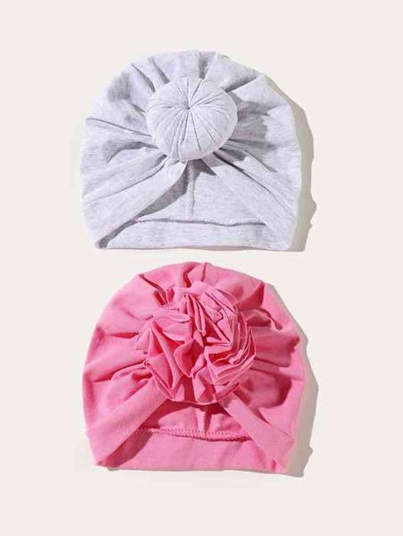 

2pcs baby flower decor hat she, Yellow