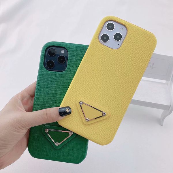 

iphone12 mini case designer triangle print pattern is suitable for iphone 12 pro max 11 xr xs max 7/8 mobile phone protection case