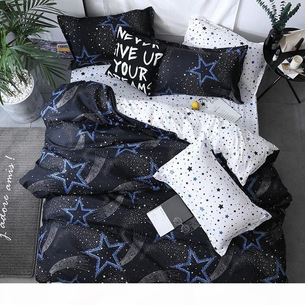 

8 bear star bedclothes kids boys bedding set 3 4pcs pillowcase bed sheets set bed cover linen