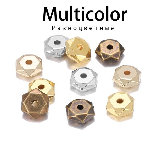 

200pcs kc gold rhodium bulk ccb plastic bead wheel round loose spacer beads for jewelry makings bracelet necklace diy supplies h bbyffl, Silver