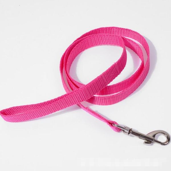 

leashes 500pcs/lot width dog 1.5cm long 120cm nylon pet puppy training straps black/blue dogs lead rope belt leash lx655