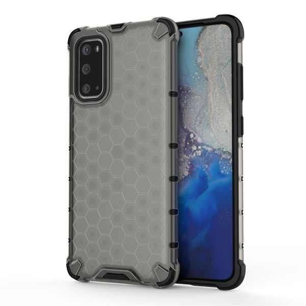 

for galaxy s20 shockproof honeycomb pc tpu protective case