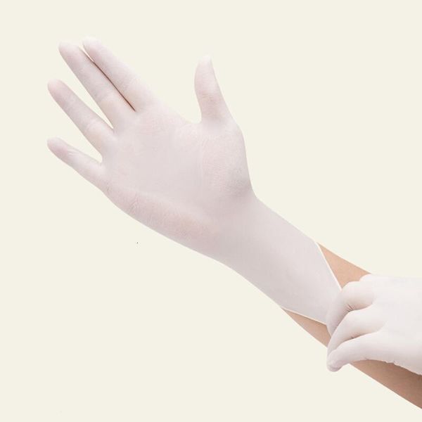 

rubber comfortable disposable powder-pvc nitrile exam house gloves large size latex safety to prevent bacterial infection gwf1018