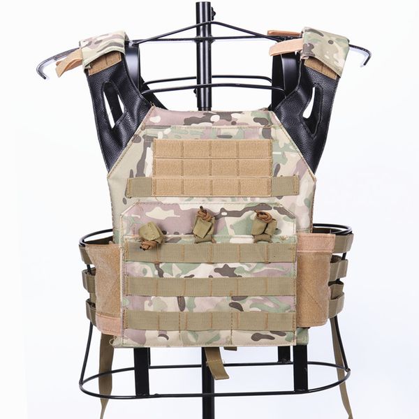 

outdoor 600d nylon jpc lightweight combat molle tactical vest,ballistic plate carrier,hunting protect 1 ndi2e, Black;green
