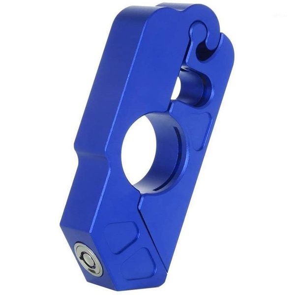 

cnc motorcycle universal handlebar lock refit car handlebar lock anti theft electric horn cross bike buckle1