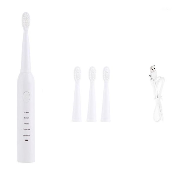 

powerful sonic ultrasonic electric toothbrush usb charging rechargeable toothbrush washable electronic whitening1