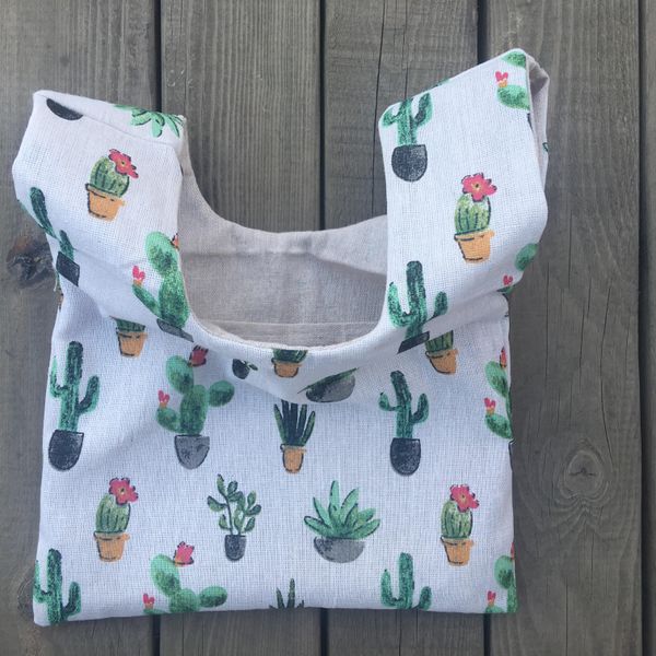 

хлопковая бельневая эко запястья сумка печатная печать цветущий кактус в горшке yl6 хлопковое белье дешевый случай h wmtcwm