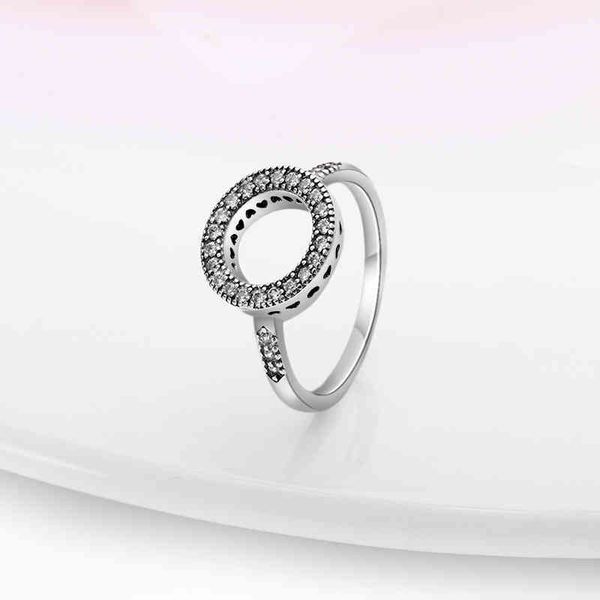

cz ring women engagement jewelry anniversary 925 sterling silver round mounted zircon ladies european diy