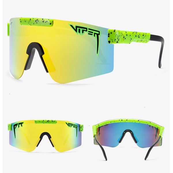 

the 1993 polarized double wide pit viper sunglasses sports outdoor ski glasses mnnc, White;black