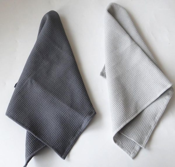 

8 cotton waffle embroidery dishtowel kitchen towel cleaning cloth towel ultra large 50x70cm 1 pc1