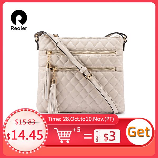 

lovevook crossbody bags for women 2020 multi-pocket envelope bag female shoulder messenger bag for ladies pu leather with tassel