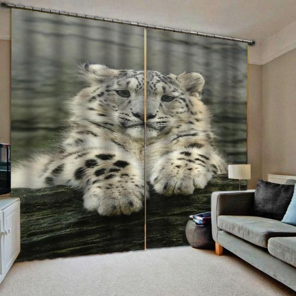 

tiger curtains 3d curtains blackout for living room kids bedroom fabric decoration