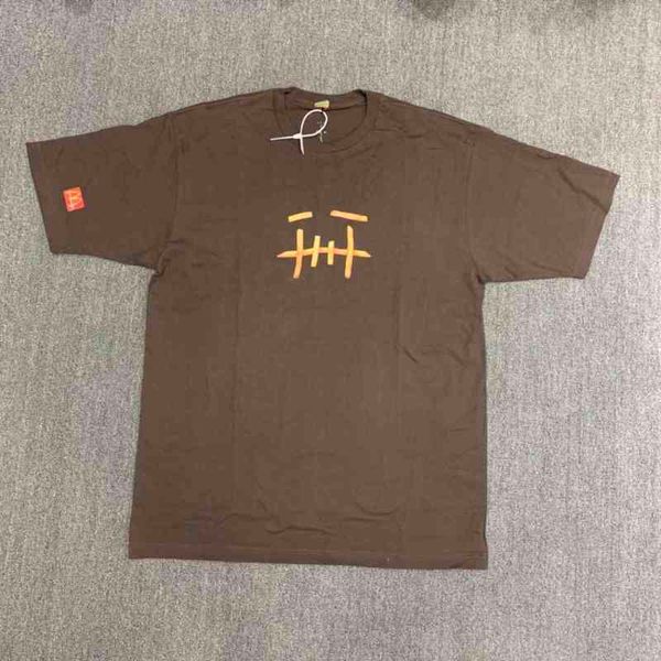 

travis scott x mcdonald's fry t-shirt short sleeve, White;black