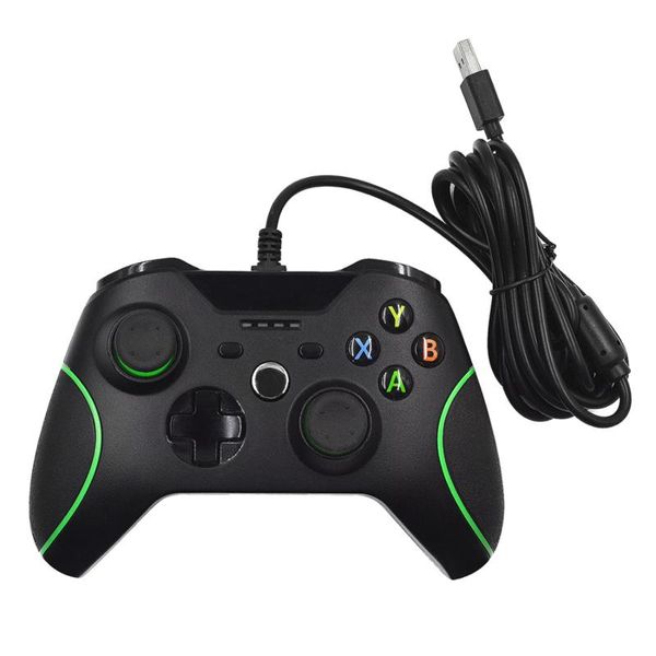 

game controllers & joysticks wired controller for xbox one, crifeir one/x/s/elite/pc windows 10 - black green