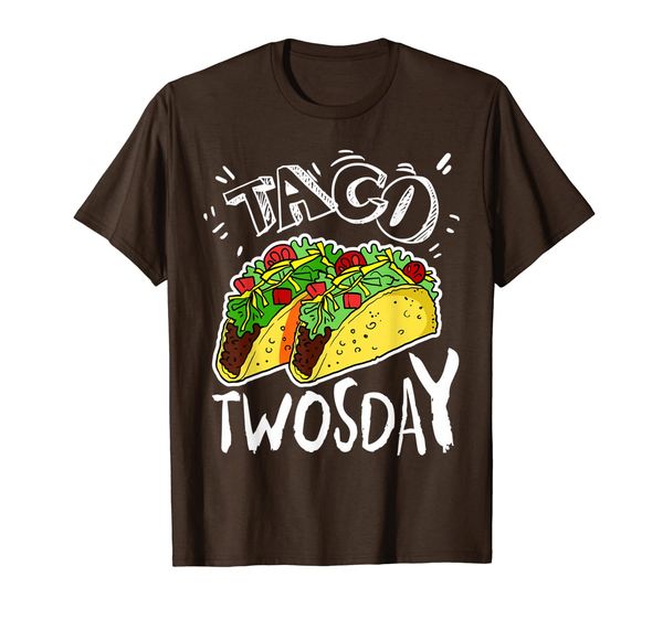 

taco twosday shirt 2 two year old boy girl birthday gift, White;black