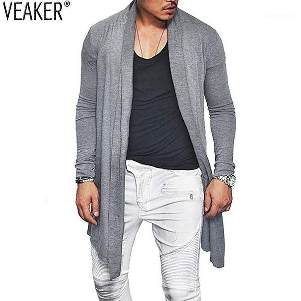 

men's sweaters men long vests upper garments retrieve slim fit cotton blind vest male effects colour random mouw vest1, White;black