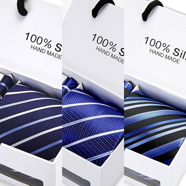 

lm7l necktie scaled korean with box pure ultra-narrow sequined necktie, Black;blue