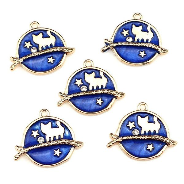 

5 шт. / лот светло-золотой красота cat star globe подвеска ювелирных изделий нахождение 22215 5 шт. / лот свет лучший модный bbyuyb, Silver