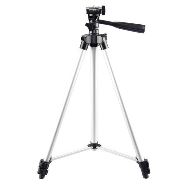 

lightweight tripod adjustable height 3 sections w 1/4 inches screw for smartphone dslr slr camcorder travel p video shooting