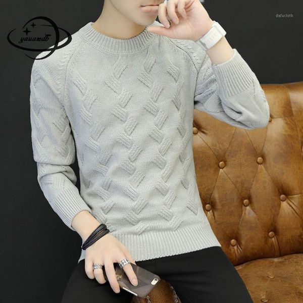 

mens sweaters winter male pullover clothing o-neck long sleeve print thick warm casual man clothes y511, White;black