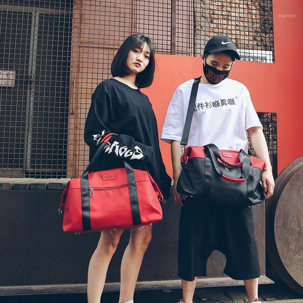 

duffel bags short-distance travel bag luggage portable tide sports men and women portable1