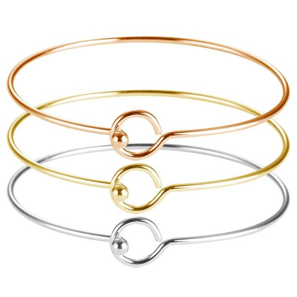 

bangle mylongingcharm bulksale-10 pcs stainless steel basic bangles findings for jewelry making, Black