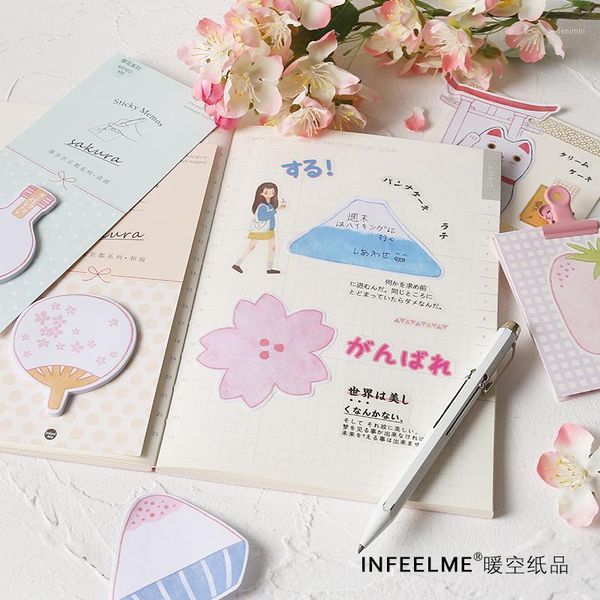 

infeel.me kyoto travel sticky memo pad notepad paper message note wholesale1
