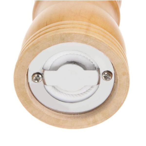 

4 inch wooden salt pepper grinder spice mills hand movement manual oak wood pepper mill kitchen grinder tools cera jlllti