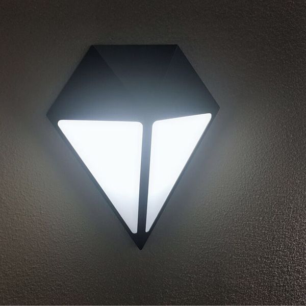 

outdoor led dwaterproof water wall lamp ,outdoor led light black 12w balcony patio garden wall lights balconi lighting warm white khy-v202