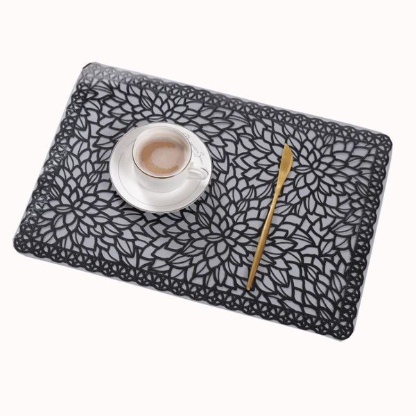 

2 4 6 шт. лот placemat пвх обеденный стол мат коврик дисковые подушки чаши pad приборы водонепроницаемая настольная ткань накладки настройка